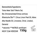 reine Natur Badesalz Zitrone - Weißtanne 150g