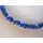 Armband mit Glasrocailles (blau)