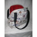 Bowlingbag Tasche "France" aus Jaquardstoff