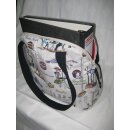 Bowlingbag Tasche "France" aus Jaquardstoff