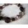 Armband mit Glasperlen (violett / amethyst)