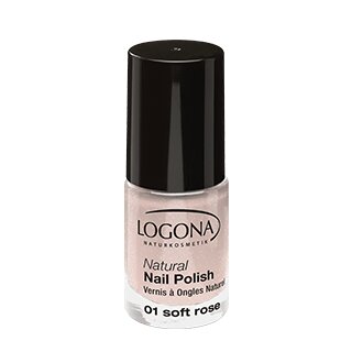 Logona Natural Nail Polish no 01 soft rose