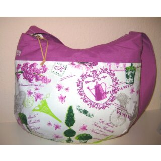 Hobobag Tasche "Je t´aim" pink/grün