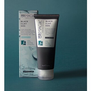 Sea Magik Black Clay SOS Mask skin purifying 75ml